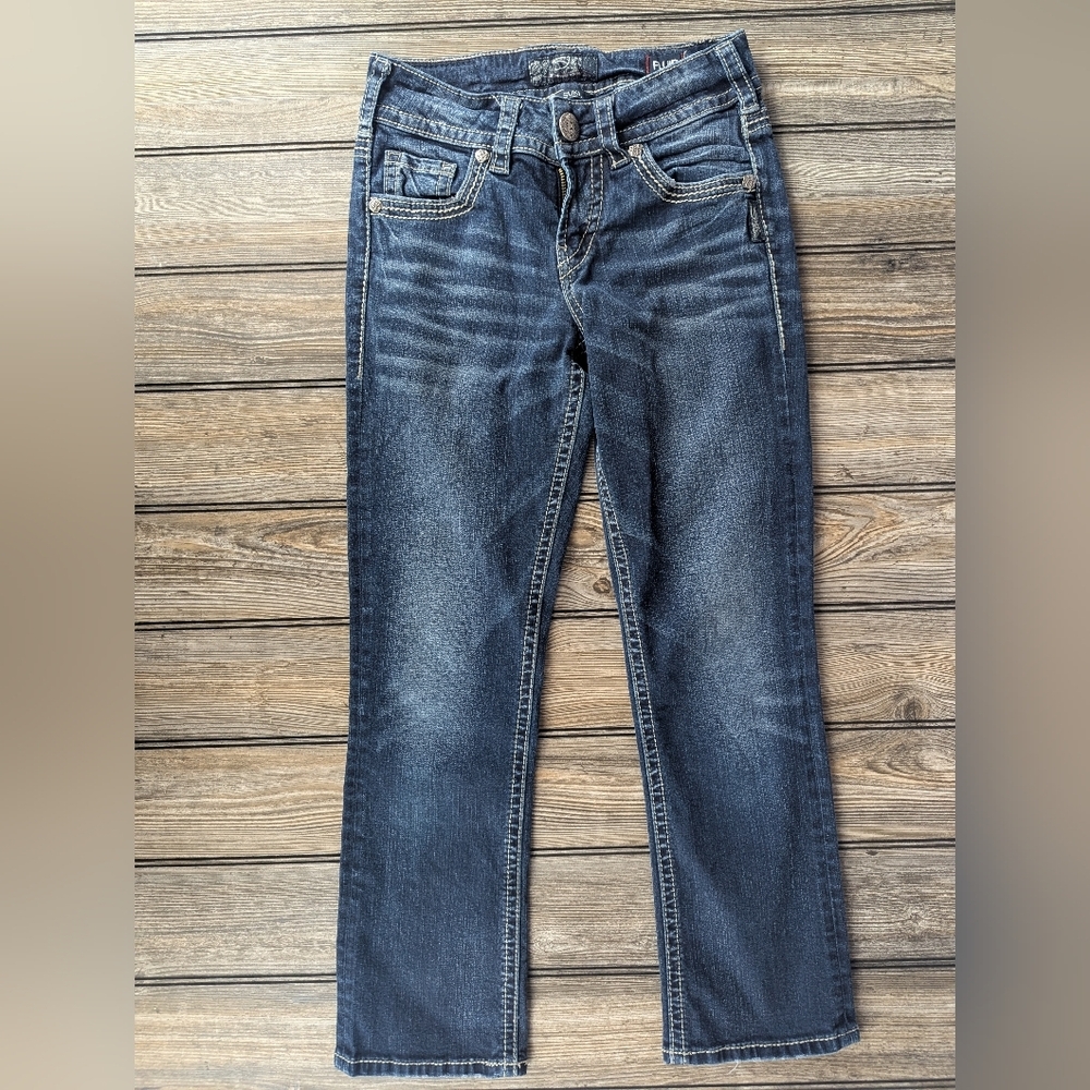 Silver Suki Fluid Denim Capris Size 26 - Picture 2 of 10